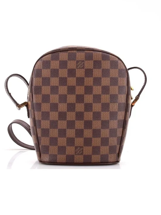 Louis Vuitton Ipanema PM shoulder bag featuring the iconic Damier Ebene canvas. - Picture 1 of 10